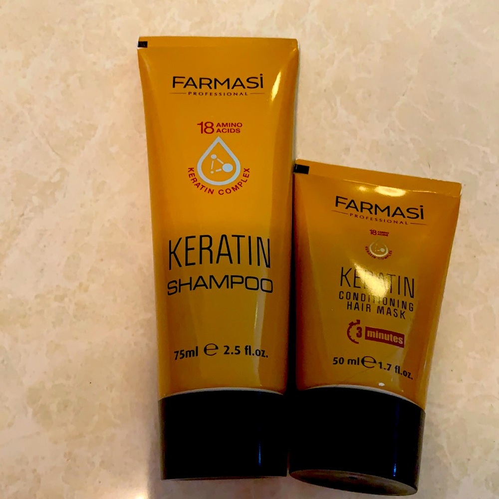 Farmasi Keratin Shampoo and Conditioner Hair Mask